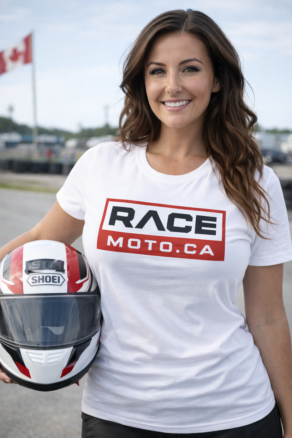 RACE MOTO T-SHIRT (WHITE) - Image 2