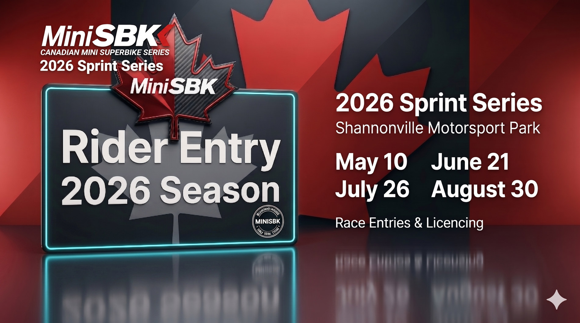 RACE Moto.CA — Race Schedule