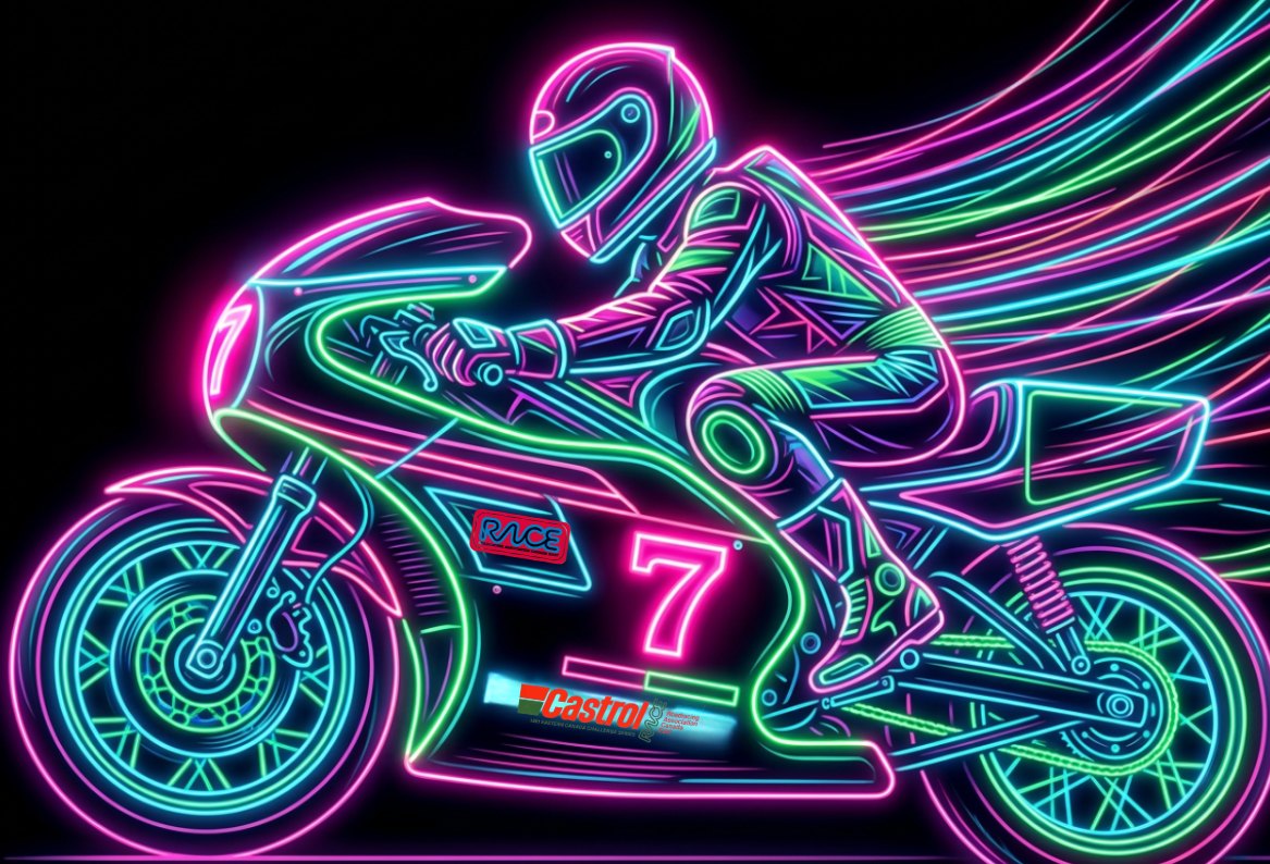 50th Anniversary neon racer